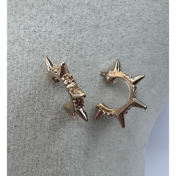 Jewelry - New Gold Sun Ray Celestial Stud Earrings Bohemian No Backs 14k Gold Plated